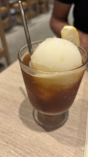 Lemon sorbet and cola  at RUCY+R 横浜ジョイナス店 in Yokohama