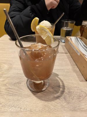 Sparkling lemon drink at RUCY+R 横浜ジョイナス店 in Yokohama