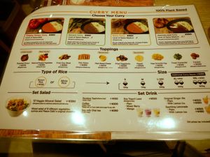 English Menu at RUCY+R 横浜ジョイナス店 in Yokohama