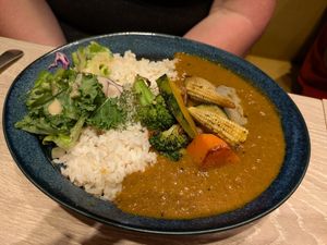 Spice curry with vegetables at RUCY+R 横浜ジョイナス店 in Yokohama