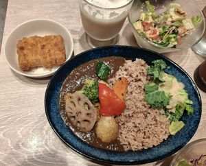 Meal set at RUCY+R 横浜ジョイナス店 in Yokohama