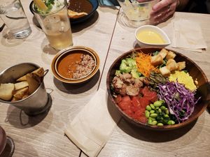 Also got berry lassi and lemon sorbet! at RUCY+R 横浜ジョイナス店 in Yokohama