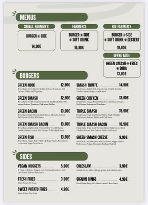   at Green Farmer's in Paris