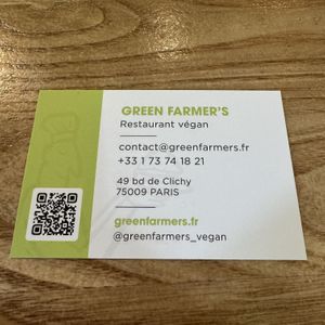 Details   at Green Farmer's in Paris