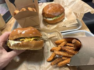 Burgers  at Green Farmer's in Paris
