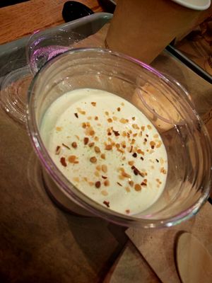 Panna cotta at Green Farmer's in Paris