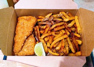 Fish & Chips at Green Farmer's in Paris