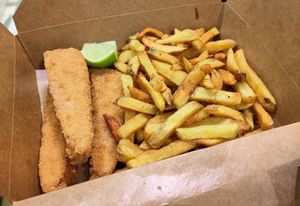 Fish and Chips at Green Farmer's in Paris