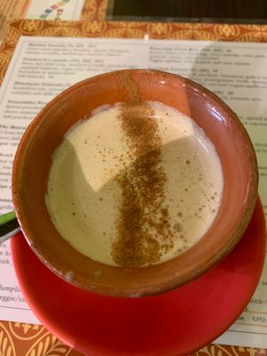 Vegan chai 👌🏽 at Elektra - Himalayan Alchemy House in Fitzroy