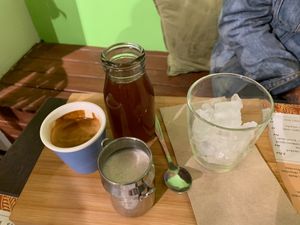 Iced vegan chai at Elektra - Himalayan Alchemy House in Fitzroy