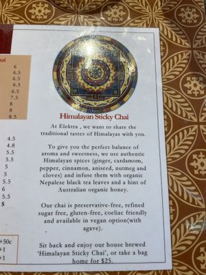   at Elektra - Himalayan Alchemy House in Fitzroy