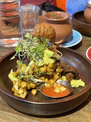 Lentil pancakes 😋  at Elektra - Himalayan Alchemy House in Fitzroy