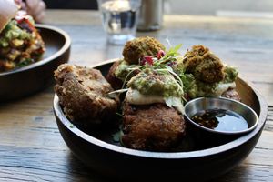 Gurkhali Fritters   at Elektra - Himalayan Alchemy House in Fitzroy