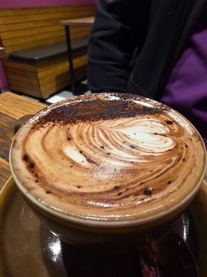 Soy cap at Elektra - Himalayan Alchemy House in Fitzroy