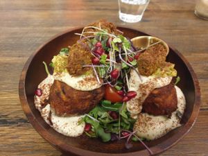 Gurkhali fritters  at Elektra - Himalayan Alchemy House in Fitzroy