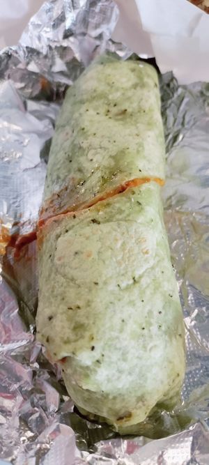 Vegan Thai peanut wrap at East Frank Superette and Kitchen in Monroe