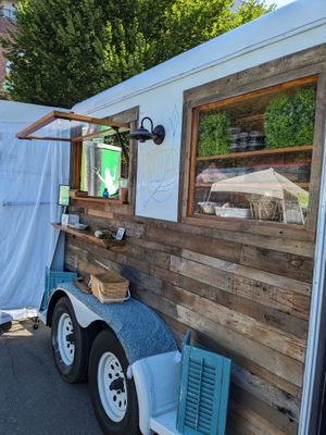 juniper is out and about most weeeknds, check out social to find us!  at Uprooted Vegan Cuisine in Martinez