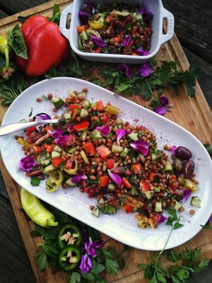 Mediterranean Sumac Bowl at Uprooted Vegan Cuisine in Martinez