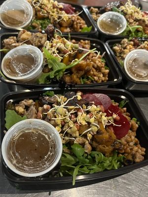 Holiday meal prep at Uprooted Vegan Cuisine in Martinez