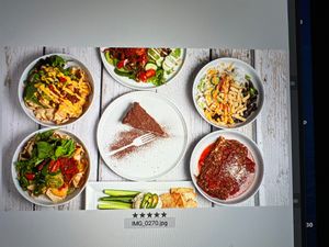 DoorDash food truck menu items at Uprooted Vegan Cuisine in Martinez