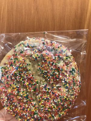 birthday cookie! at Maya's Cookies in San Diego