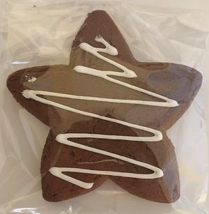 Gingerbread Star  at Maya's Cookies in San Diego