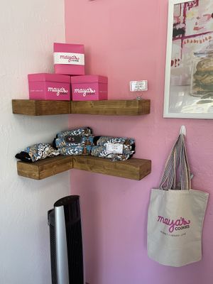 merch!   at Maya's Cookies in San Diego