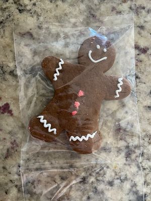 gingerbread (day old for only $2!)   at Maya's Cookies in San Diego