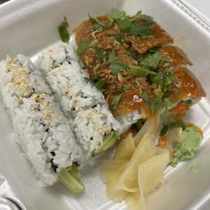 avocado cucumber and crunchy bunny  at Sushi Deli 1 in San Diego