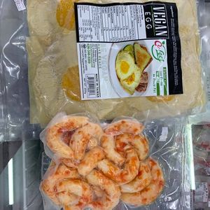 vegan shrimp at Tong Yi Supermarket in San Jose