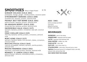 High Protein Fruit Smoothies made with vegan protein. at XPress Chef in Kamloops