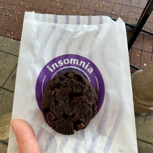 double chocolate chunk   at Insomnia Cookies in Santa Barbara