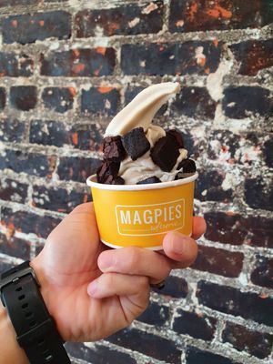 Brown sugar banana at Magpies Softserve in Los Angeles
