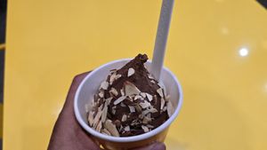 Midnight chocolate at Magpies Softserve in Los Angeles