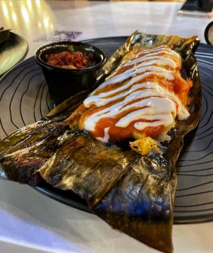 Tasty Tamal!  at Verde Y Rojo in Tijuana