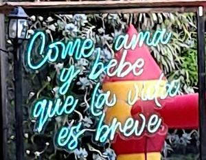 Eat, Love and Drink, Life is Short at Verde Y Rojo in Tijuana