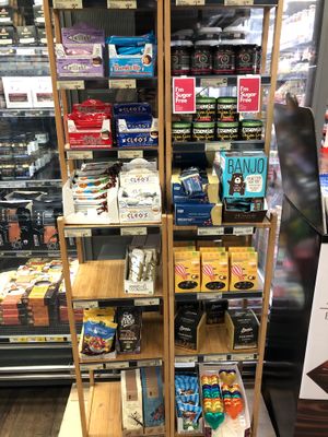 ONE of the Vegan chocolate sections  at Taylor Rd IGA in Nedlands