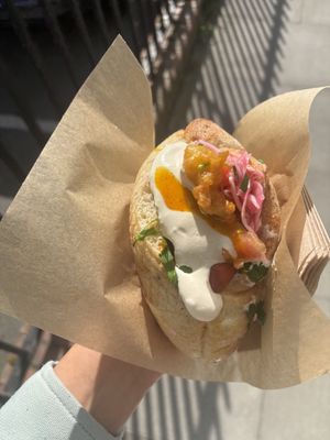 Falafel Pitta   at pockets in East London