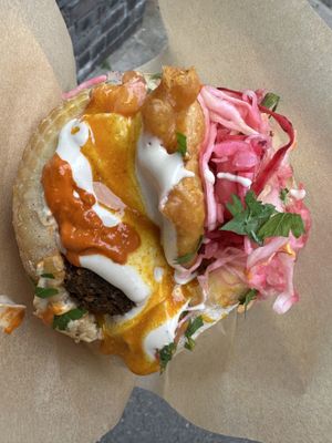 Falafel pita   at pockets in East London