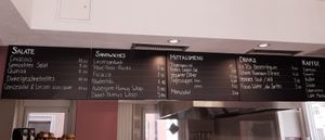 Menu at Enzian Vegane Bäckerei in Zurich