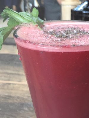 Juice at Líquido y Sólido in Tulum