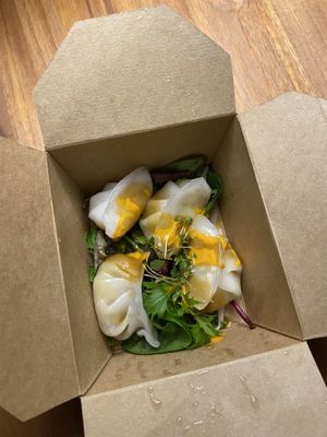 White pearls - dumplings at BODHI - Vegan Living in Hamburg