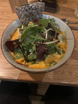 Golden soup   at BODHI - Vegan Living in Hamburg
