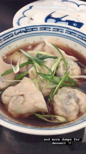 shiitake wonton dumplings 🥟  #Veganuary at Bao Bao Dumpling House in Brunswick