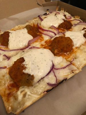 Buffalo Pizza at Boxcar Pizza in Portland