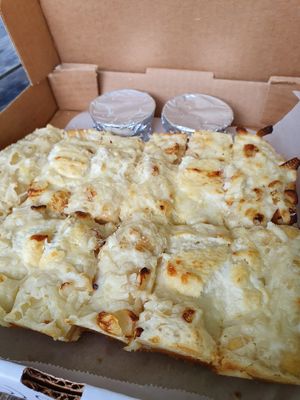 Cheese sticks at Boxcar Pizza in Portland