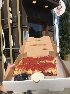 Not bad!! I really liked the crust but maybe will try different toppings vs the pepperoni next time!   at Boxcar Pizza in Portland