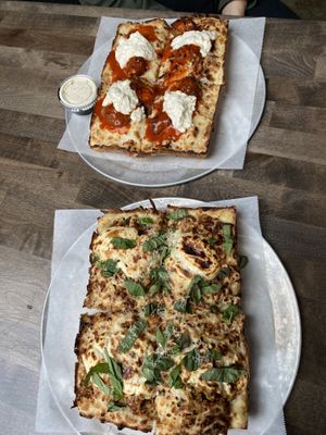 Bianca and Map Change   at Boxcar Pizza in Portland