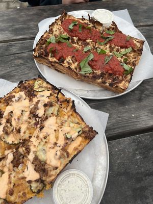   at Boxcar Pizza in Portland