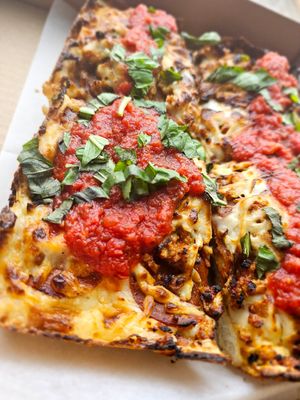 Head on collision. at Boxcar Pizza in Portland